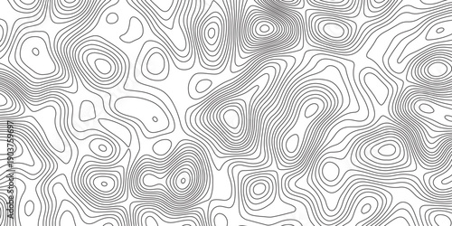 Abstract luxury topography contour map grid pattern backdrop background. Vector illustration. wave Line topography map contour background. Illustrations of maps Abstract Geometric.	