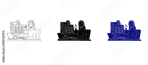 Attending online meeting 