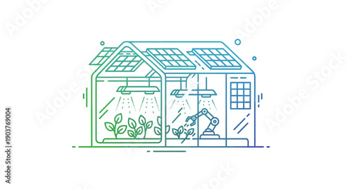 Sustainable Smart Farming Greenhouse with Robotic Automation and Solar Power Innovates Food