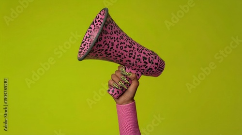 Expressive artistic style showcasing vivid adornments and spirited atmosphere