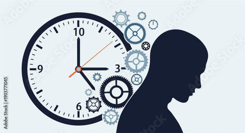 Simple vector graphic of a shopping cart icon filled with various grocery items, symbolizing commerce, consumerism, and online shopping.