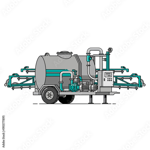 Farm Crop Sprayer Equipment For Agricultural Use Modern Design
