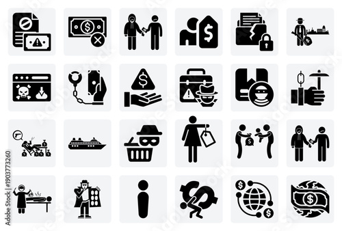 Concepts Of High-Level Crime – Piracy, Counterfeiting, And Black Money For News And Documentary Visuals