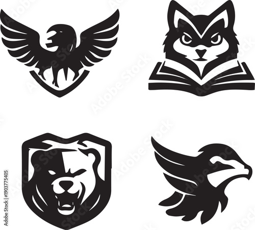 Professional Animal and Bird Logo Vector Collection 04