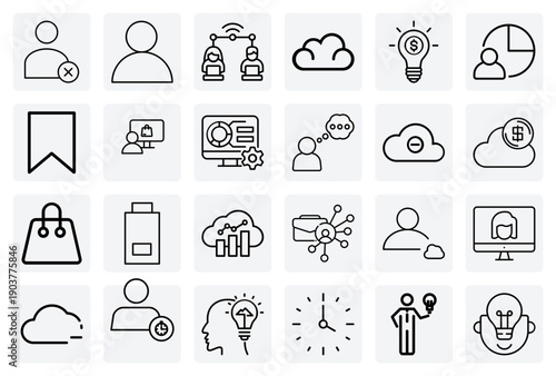 Web Application Features For User Interaction – Shopping, Contacts, Favorites, And User Removal For Modern Ux Design.