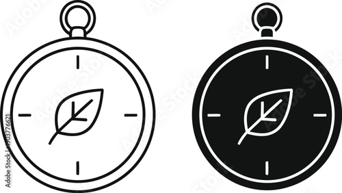 Black and white leaf pendant designs with contrasting backgrounds