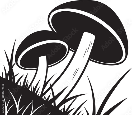 mushroom vector illustration