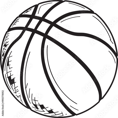 basketball ball vector illustration