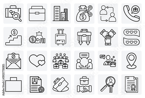 Visuals For Hr And Career Guidance – Job Fairs, Counseling, Resignation Letters, And Union Support For Employee Communications