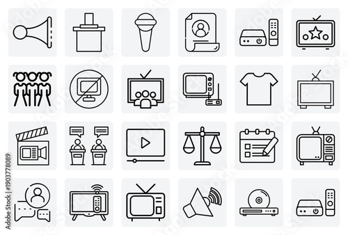 Symbols Of Justice And Democracy – Voting, Political Debates, And Fair Elections For Governmental And Social Themes.