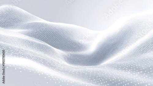 Abstract Data Mesh: An artistic rendering of a flowing data mesh, with curves and contours that suggest interconnectedness and innovation.