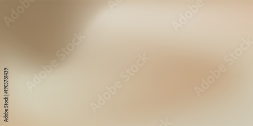 Neutral soft brown gradient background from cream. Sand color design
