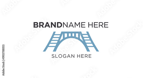 Bridge Logo Template Placeholder Design Element.