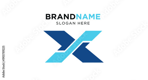 Modern Letter X Logo Design Template.