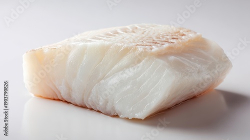 Fresh white fish fillet, ready to cook
