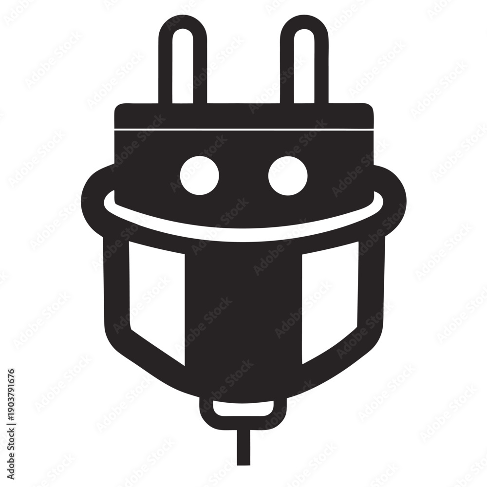 Obraz premium electric plug vector