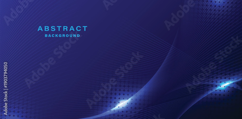 light abstract background with glowing wave. Shiny moving lines design element. Modern blue gradient flowing wave lines. Futuristic technology concept