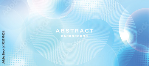 Modern gradient abstract circle background with glass circles and soft blur with pattern. Suit for business, cover, header, wallpaper, corporate, website, flyer