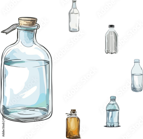 Yellow watering can with blue stars and green handle watering pot garden gardening