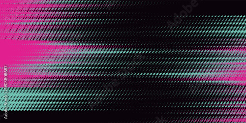 Car sticker wrap for banner design. Sporty lines pink and tosca grunge color