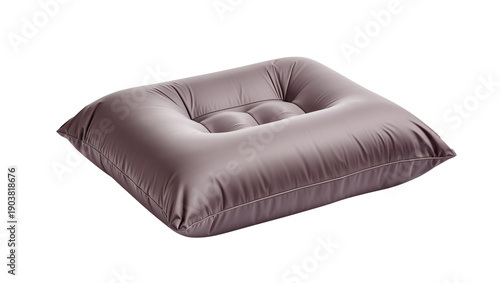 Soft Cushion Displayed on a Plain Background in a Studio Setting for Design S...