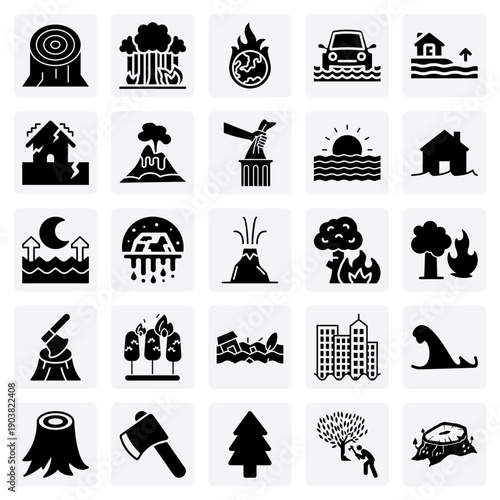 Geological And Climate-Related Disasters – Earthquakes, Volcanoes, Floods, And Rising Sea Levels Fueled By Global Warming.