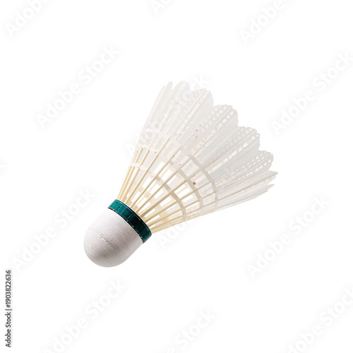 Shuttlecock Used in Badminton Game During Sunny Afternoon in Local Park