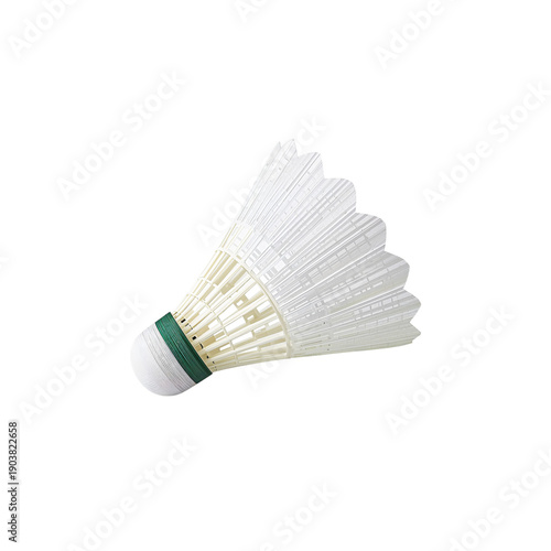 Shuttlecock Used in Badminton Game During Sunny Afternoon in Local Park