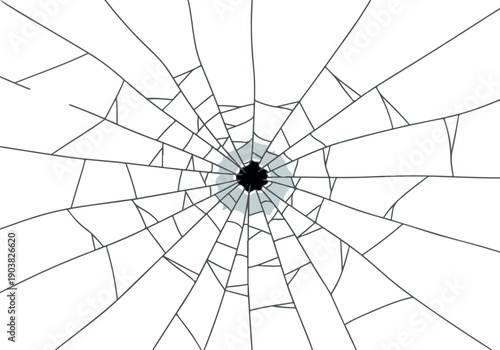 Shattered Reflections A Fractured Glass Design