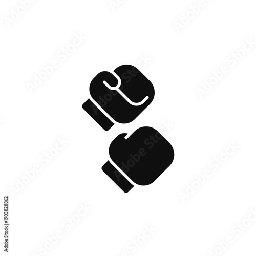 fighting game vector icon. flat sign for mobile concept and web design. Symbol, logo illustration. Vector graphics