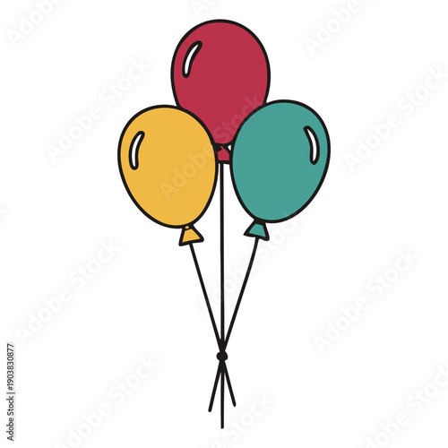 Purim vector illustration with carnival elements. Happy Purim, Jewish festival, carnival, Purim paraphernalia icons. Purim carnival, Jewish holiday.