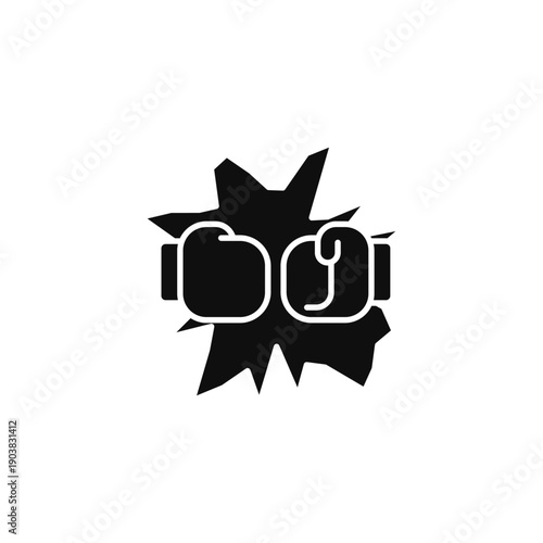 duel vector icon. flat sign for mobile concept and web design. Symbol, logo illustration. Vector graphics