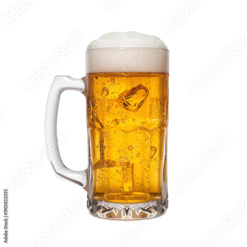 Enjoying a Cold Mug of Beer in a Cozy Setting After a Long Day