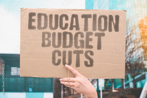 Wallpaper Mural "Education Budget Cuts" School funding reduced by lawmakers. SCHOOL. FUNDING. REDUCED. LAWMAKERS. EDUCATION. Torontodigital.ca