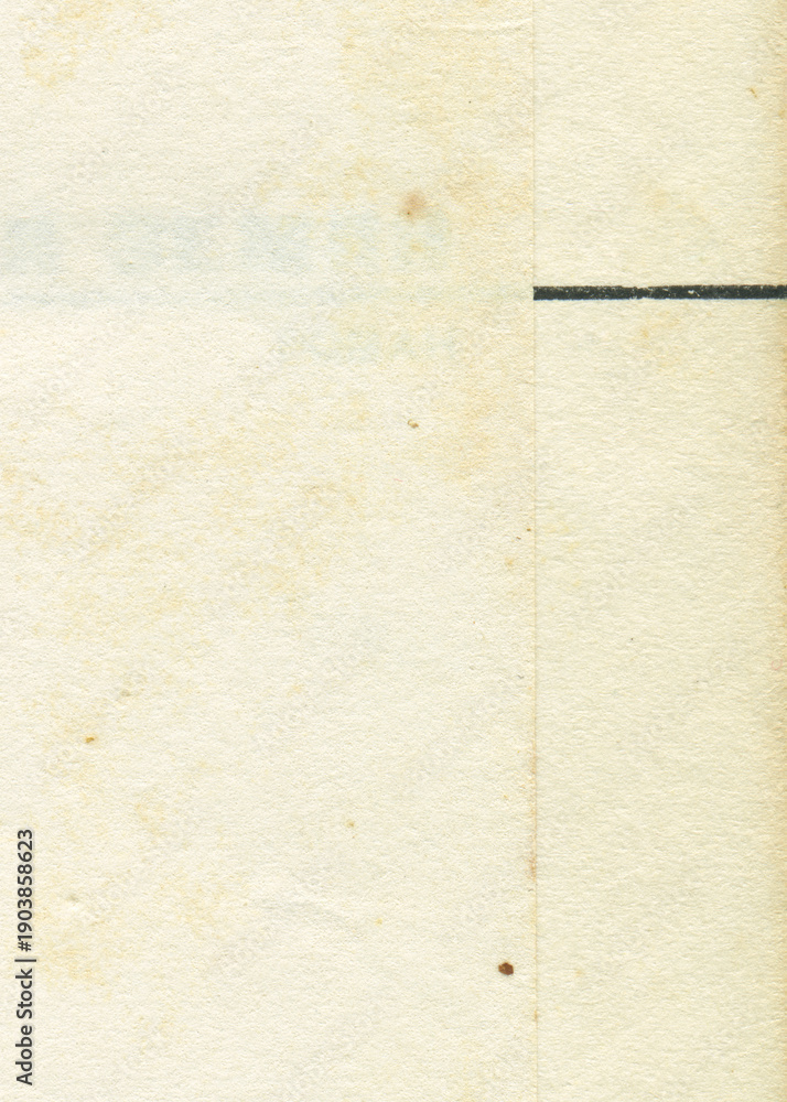 Fototapeta premium Folded rough paper texture background. Vintage stained sheet paper texture. 