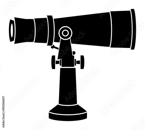 Victorian Stereoscope - Minimalist Vector Illustration