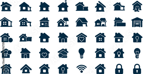 Home Vector Symbol House Icon Building Design