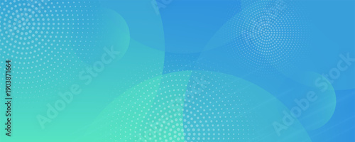 Modern abstract bright blue green gradient illustration background with simple pattern. Cool design. Eps10 vector