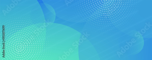 Modern abstract bright blue green gradient illustration background with simple pattern. Cool design. Eps10 vector