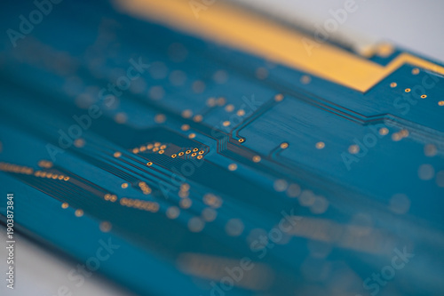 Close up of computer RAM