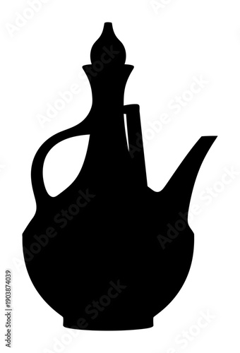 Ethiopian Coffee Ceremony - Jebena Pot Vector