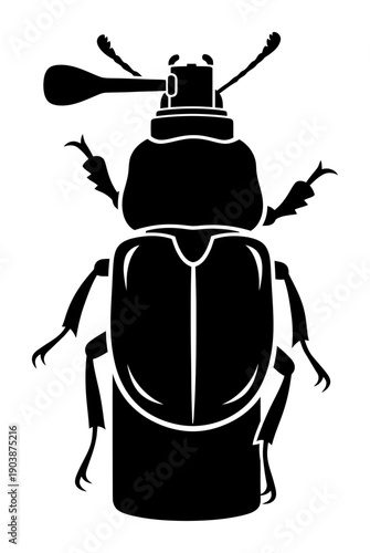 Φωτογραφία Bombardier Beetle Defense - Vector Silhouette