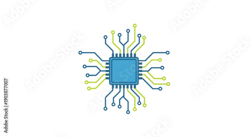 Microchip Microprocessor Electronic Component Detail.