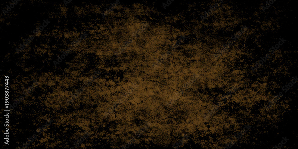Fototapeta premium A dark and abstract grunge background features a textured brown surface of old aged paper and rusty metal with a dirty vintage pattern and an alpha channel