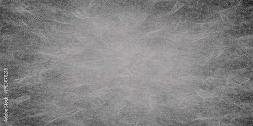 A dark vintage grunge wallpaper featuring a seamless black leather pattern on a rough aged concrete stone wall surface with a dirty gray paper texture backdrop