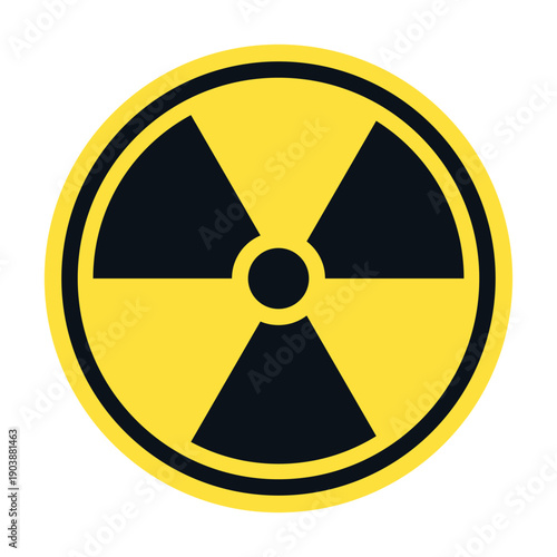 Radiation hazard warning symbol