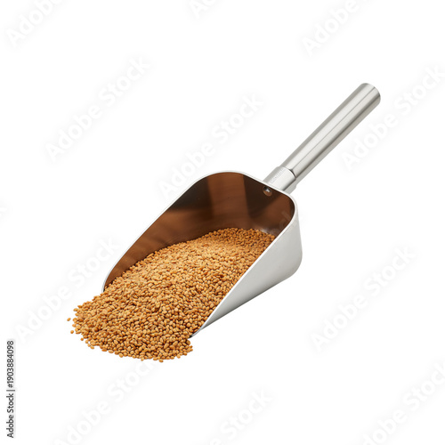 Metal Scoop Filled With Various Types of Beans Placed on a Flat Surface in a ...