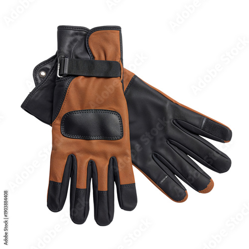Gardening Gloves for Outdoor Work in a Sunny Garden Setting During the Spring...