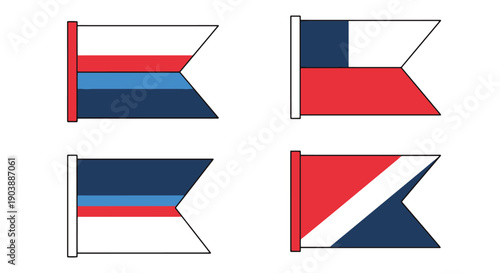 Free Download Flag Line art vector color filled design - GFXLoad