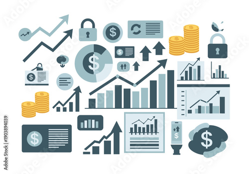 A cheerful illustration of coins dropping into a piggy bank, symbolizing savings and financial growth, perfect for money management content.